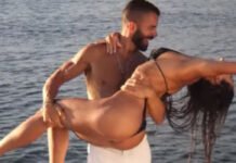 Mari Gonzalez e Pipo Marques curtem dia de praia com clima de romance em Salvador